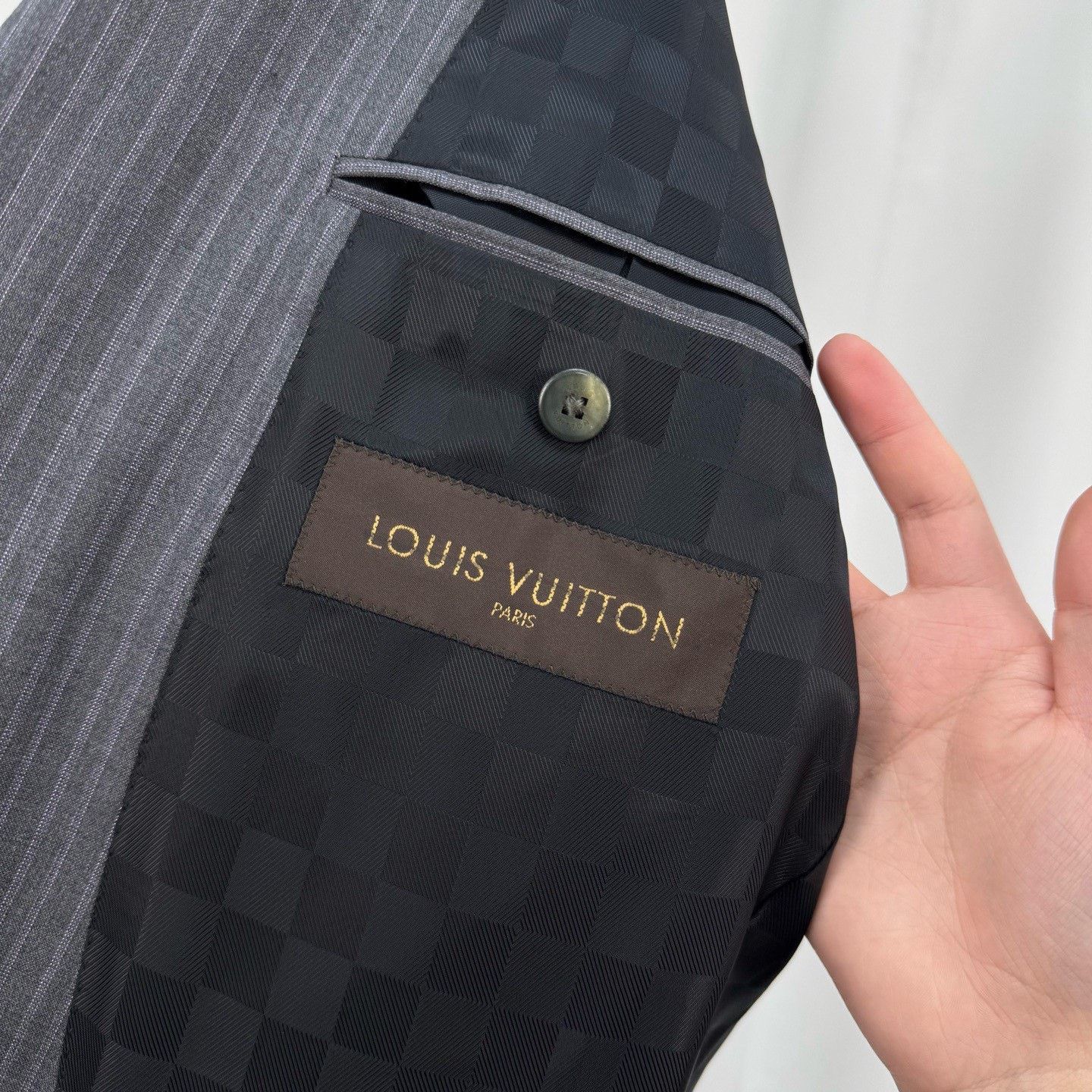 Louis Vuitton Louis Vuitton Wool Striped Suit 40r Men Size 40R - 6 Thumbnail