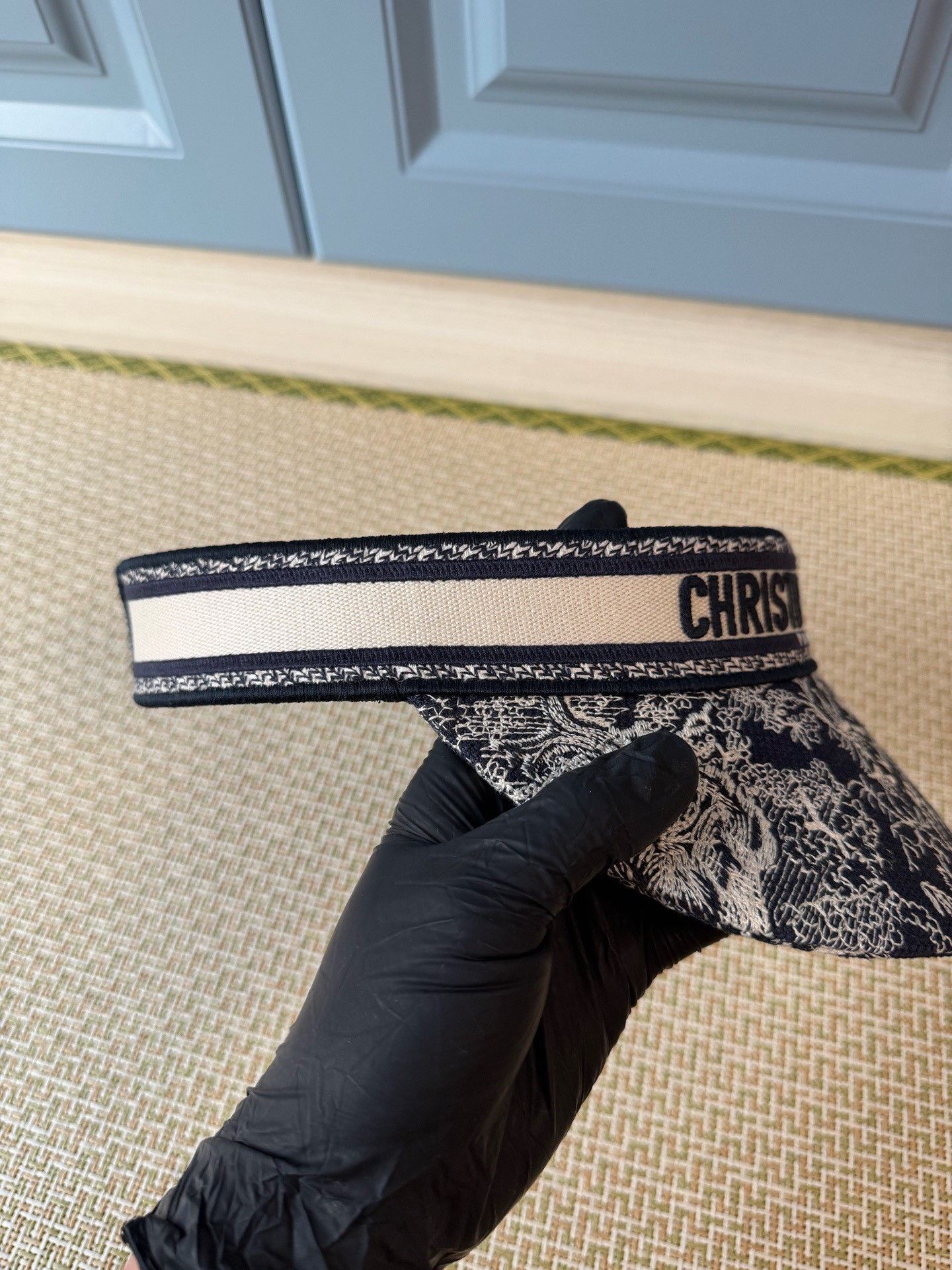 Dior Dior Embroidered Hat one size Men Size ONE SIZE - 2 Thumbnail