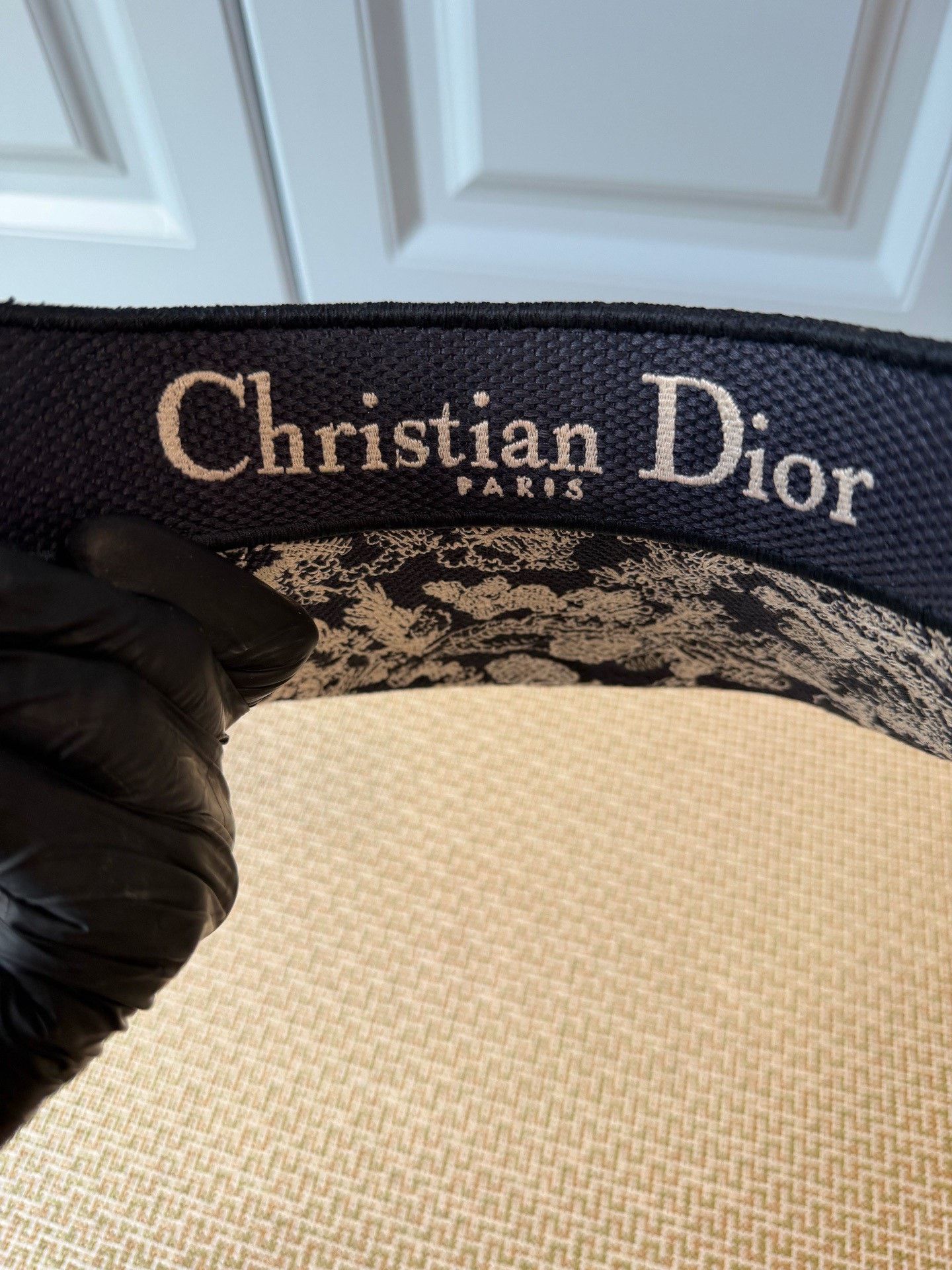 Dior Dior Embroidered Hat one size Men Size ONE SIZE - 5 Thumbnail