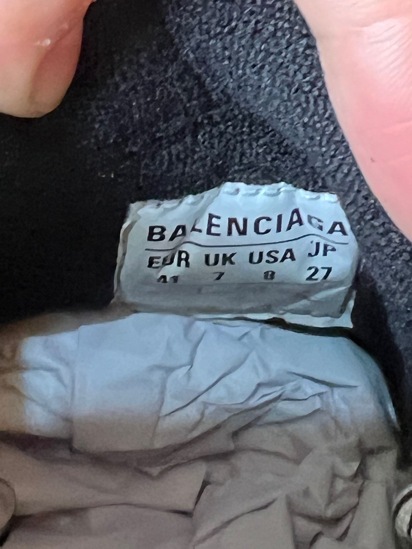 Balenciaga Balenciaga Black Lowtop Sneakers 8.5 Men Size US 8.5 / EU 41-42 - 7 Thumbnail