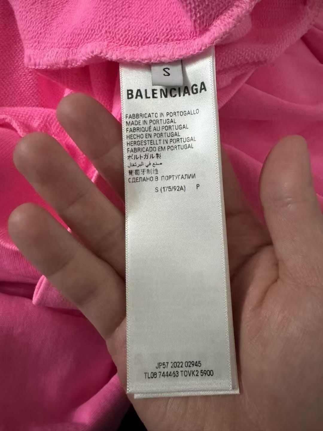 Balenciaga Balenciaga Pink Hoodie S Women Size S / US 4 / IT 40 - 4 Thumbnail