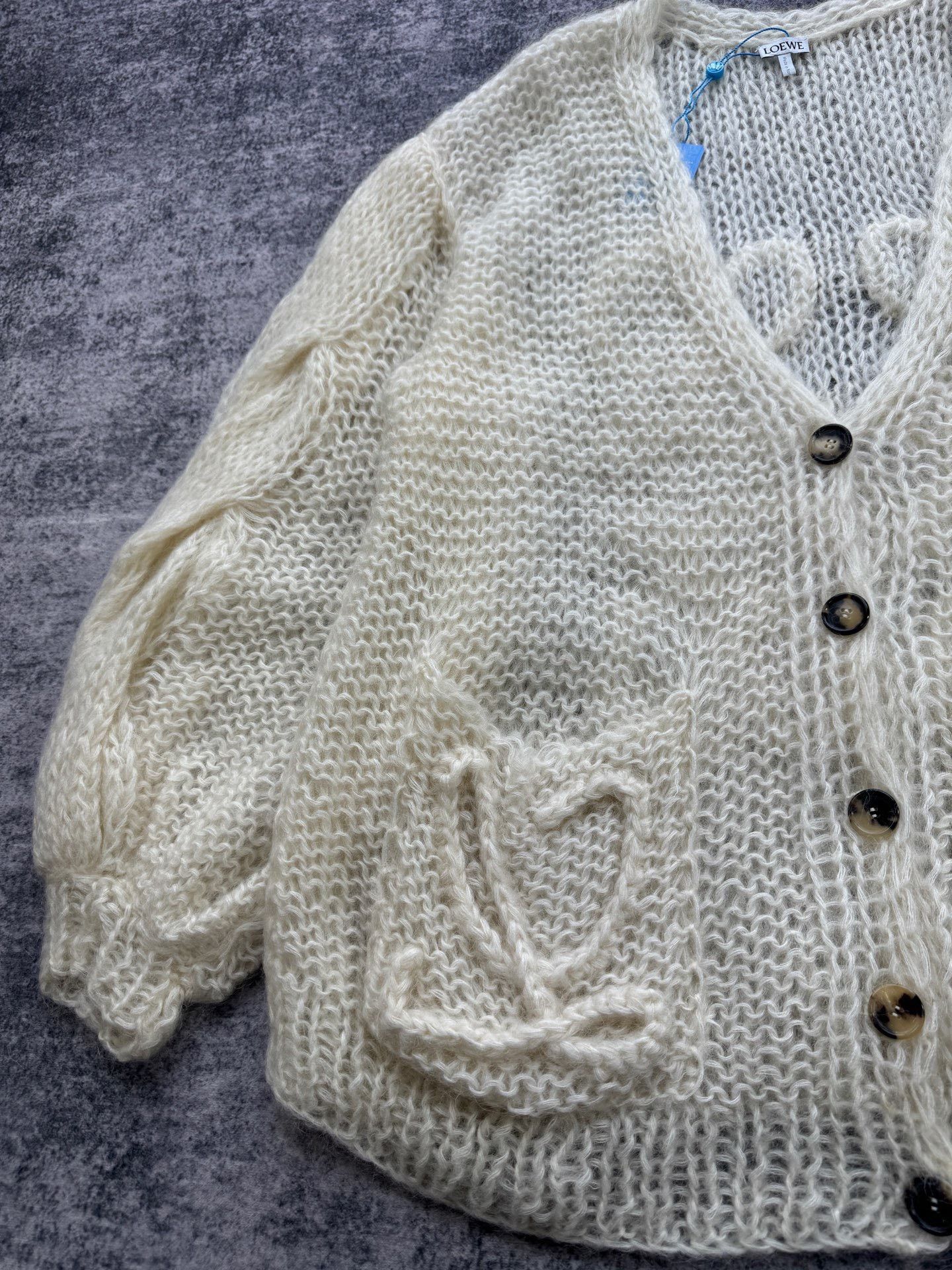 Loewe Loewe Retro White Sweater S Women Size S / US 4 / IT 40 - 3 Thumbnail
