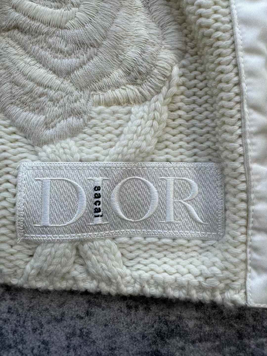 Dior Dior SACAI Embroidered Pink Sweater m Men Size US M / EU 48-50 / 2 - 4 Thumbnail