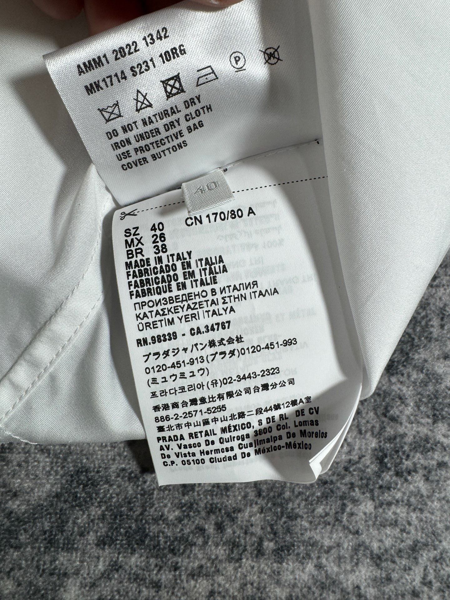 Miu Miu Miu Miu White Button Up S Women Size S / US 4 / IT 40 - 8 Thumbnail