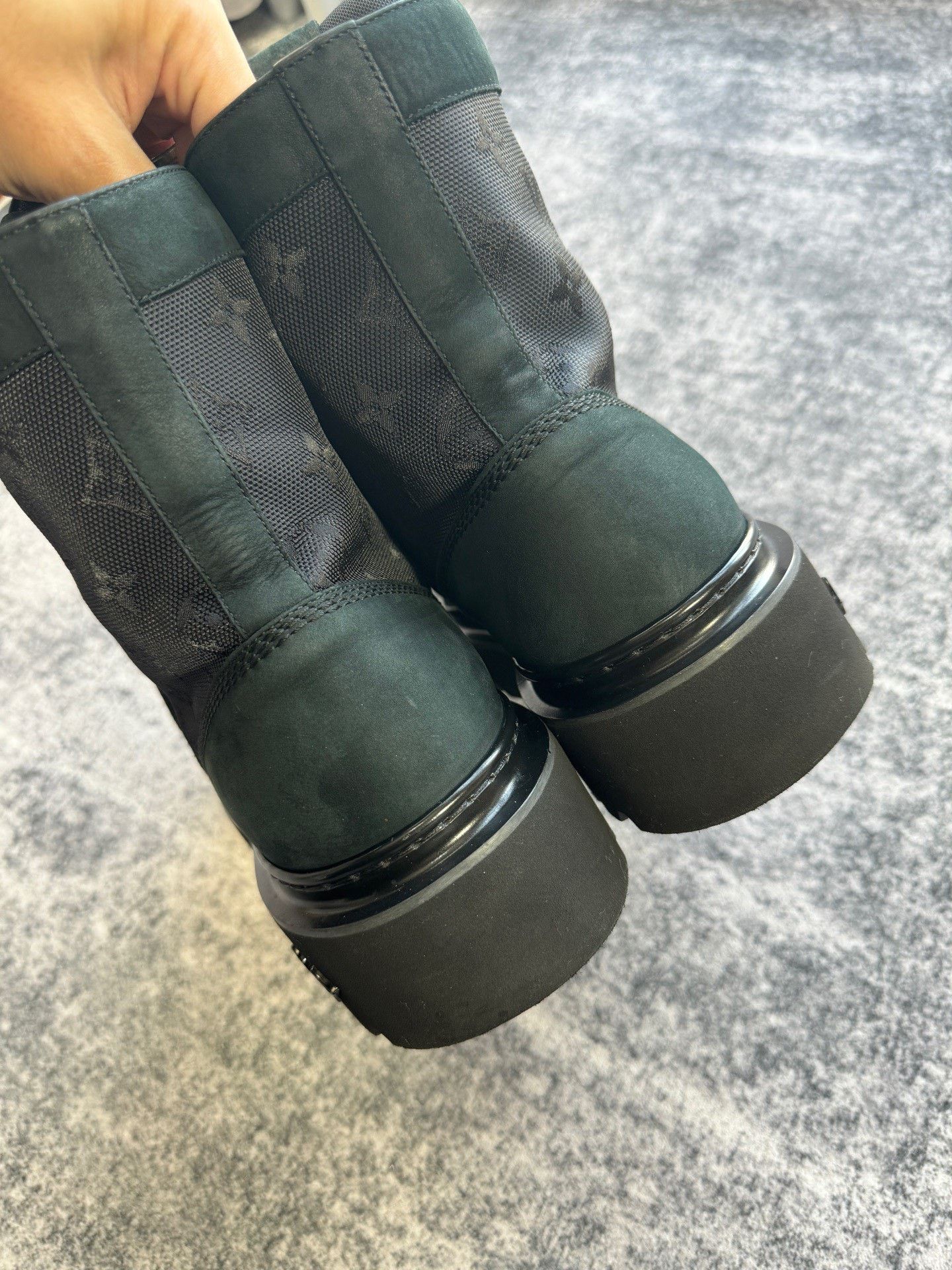 Louis Vuitton Louis Vuitton Leather Black Boots 8 Men Size US 8 / EU 41 - 5 Thumbnail
