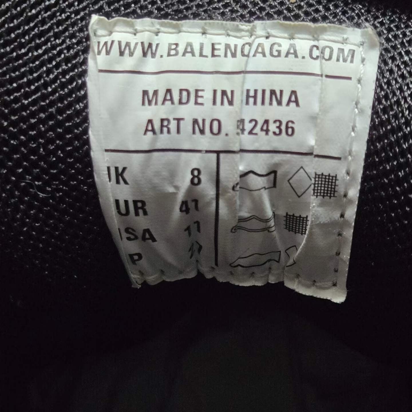 Balenciaga Balenciaga Patchwork Black Lowtop Sneakers 8.5 Men Size US 8.5 / EU 41-42 - 9 Thumbnail