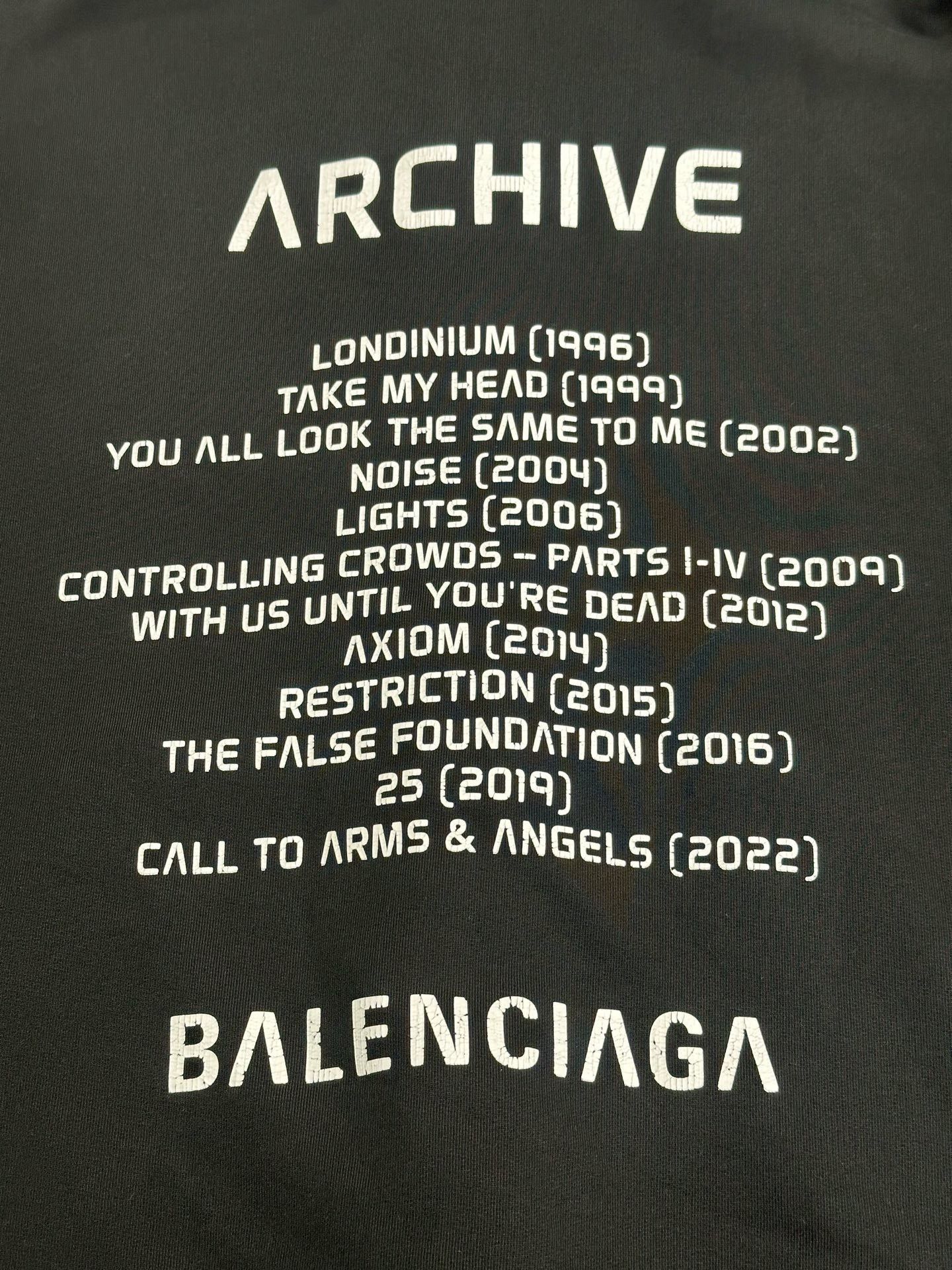 Balenciaga Balenciaga Casual Printed Black Hoodie xs Men Size US XS / EU 42 / 0 - 3 Thumbnail
