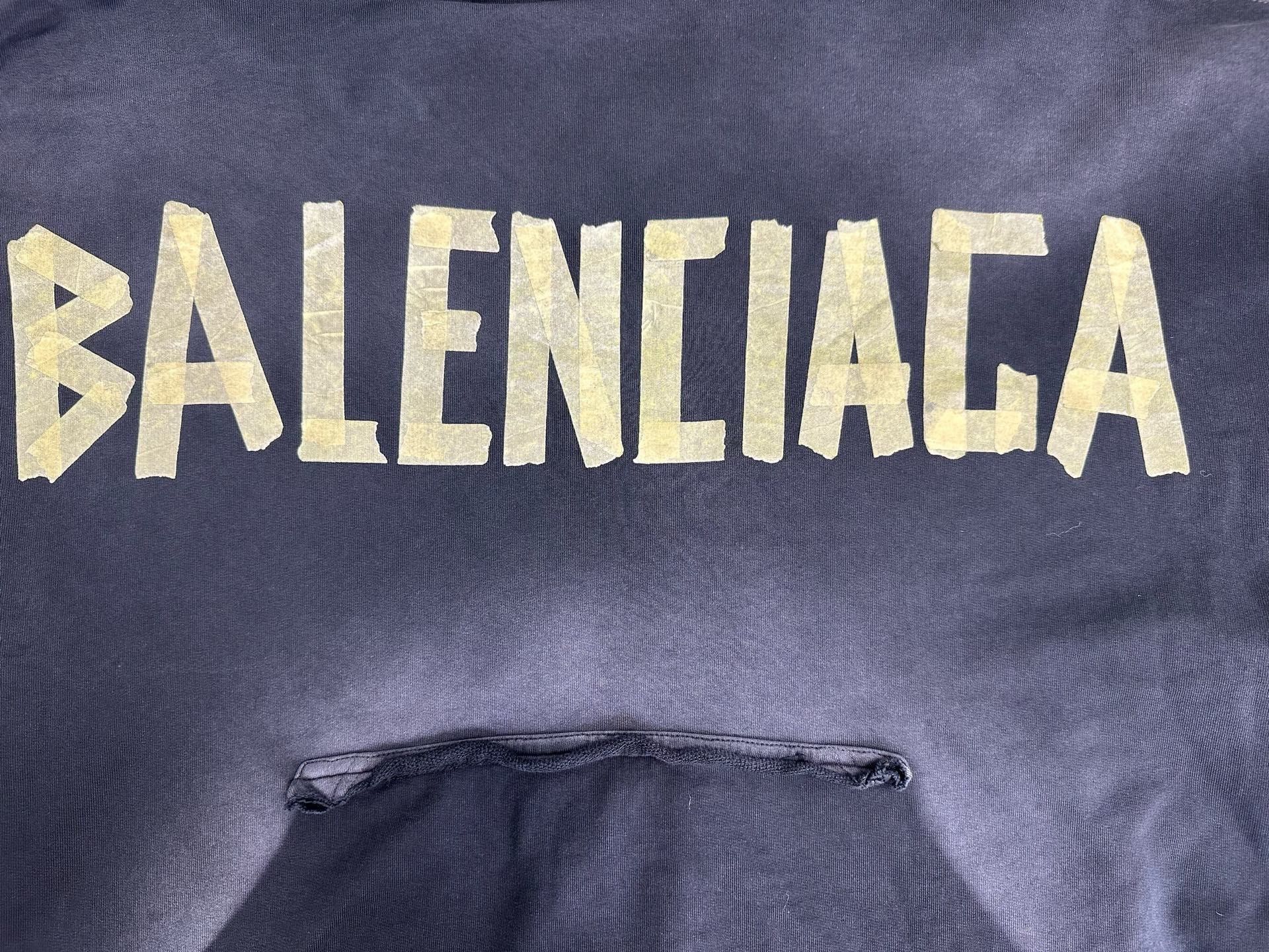 Balenciaga Balenciaga Casual Printed Gray Hoodie xs Men Size US XS / EU 42 / 0 - 3 Thumbnail