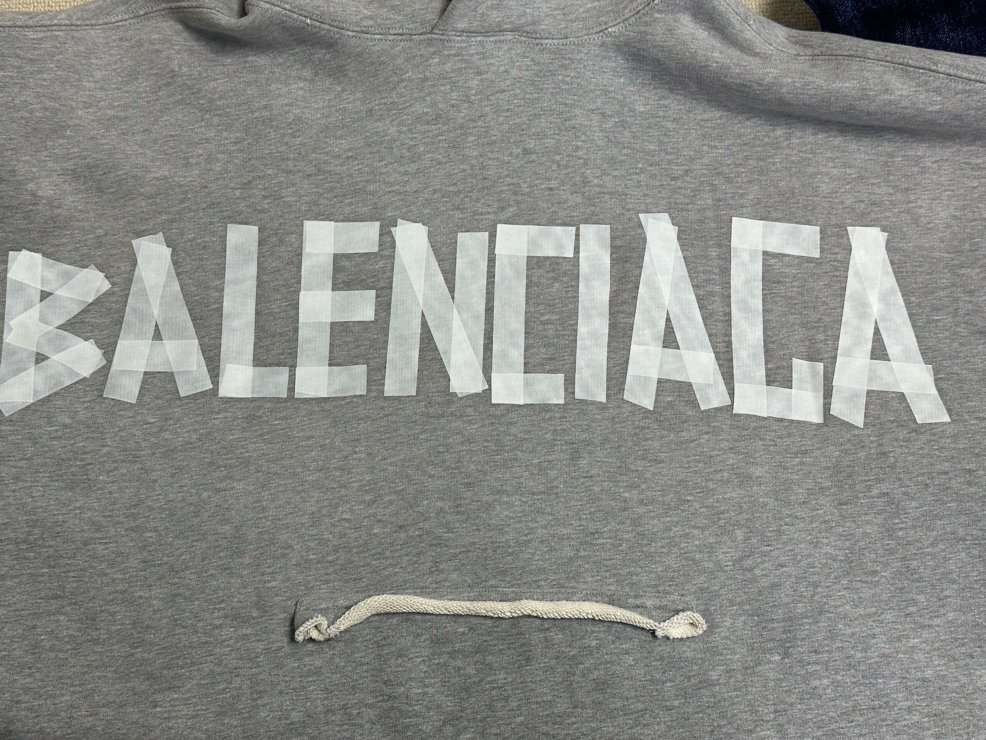 Balenciaga Balenciaga Retro Gray Hoodie S Women Size S / US 4 / IT 40 - 3 Thumbnail