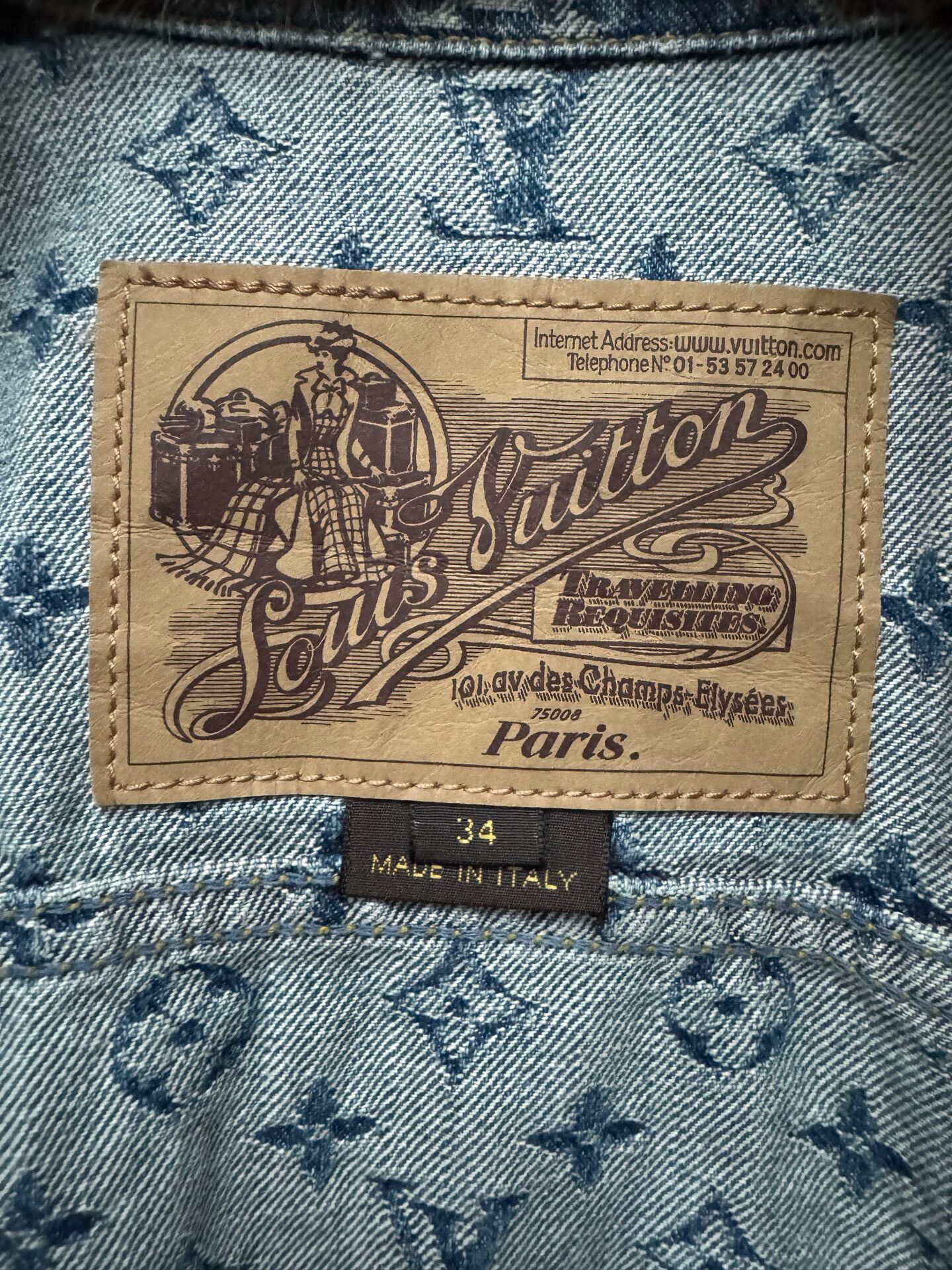 Louis Vuitton Louis Vuitton Denim Jacket S Women Size S / US 4 / IT 40 - 6 Thumbnail