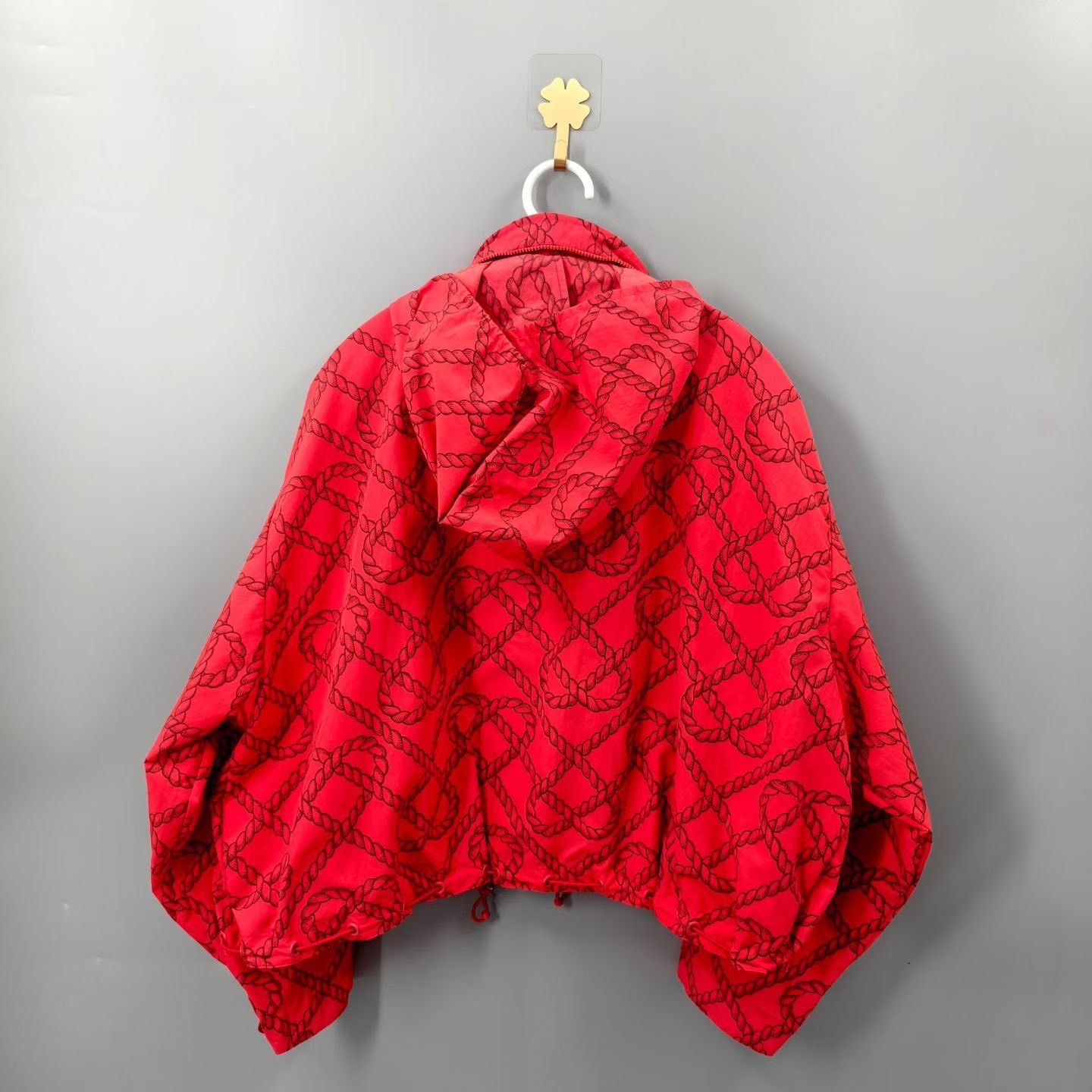 Hermes Hermes Retro Red Jacket XS Women Size XS / US 0-2 / IT 36-38 - 2 Thumbnail
