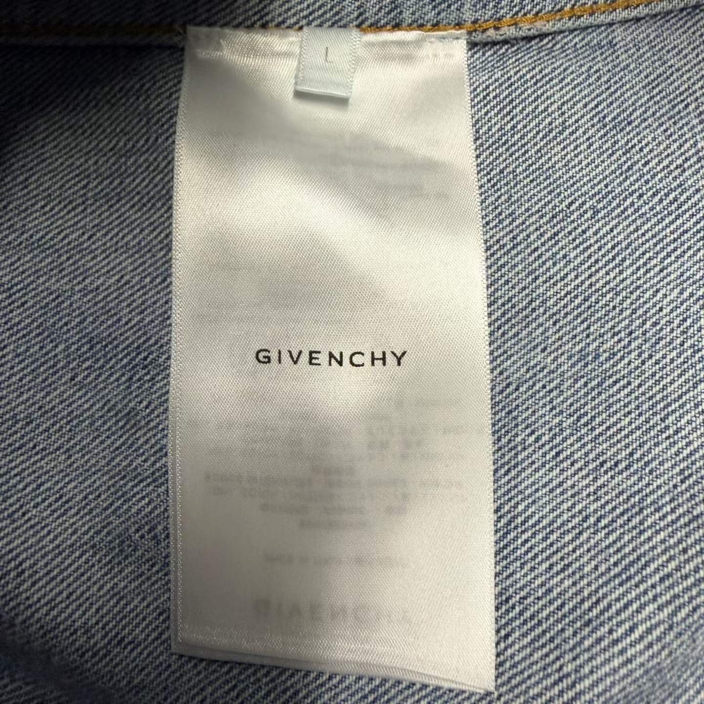 Givenchy Givenchy Denim Light Jacket l Men Size US L / EU 52-54 / 3 - 7 Thumbnail