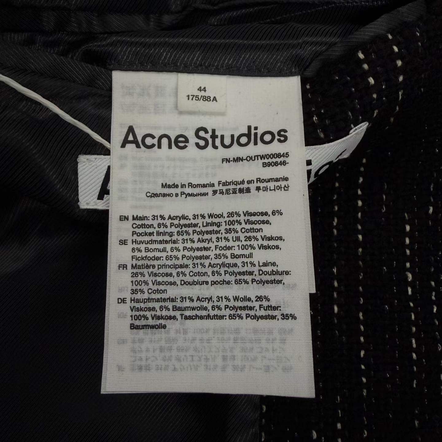Acne Studios Acne Studios Striped Coat S Women Size S / US 4 / IT 40 - 5 Thumbnail