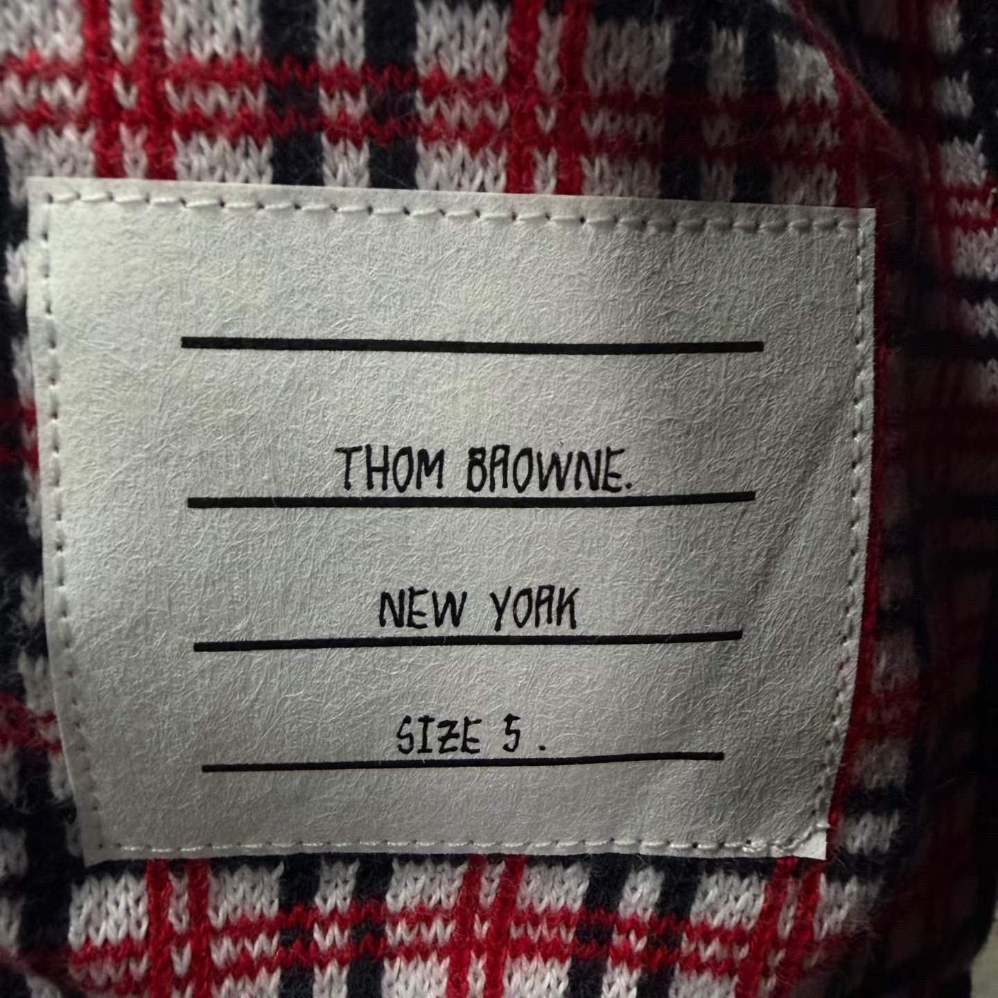 Thom Browne Thom Browne Plaid Brown Sweater m Men Size US M / EU 48-50 / 2 - 4 Thumbnail