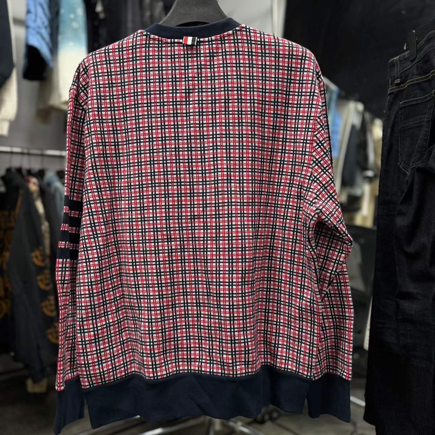 Thom Browne Thom Browne Plaid Brown Sweater m Men Size US M / EU 48-50 / 2 - 2 Thumbnail