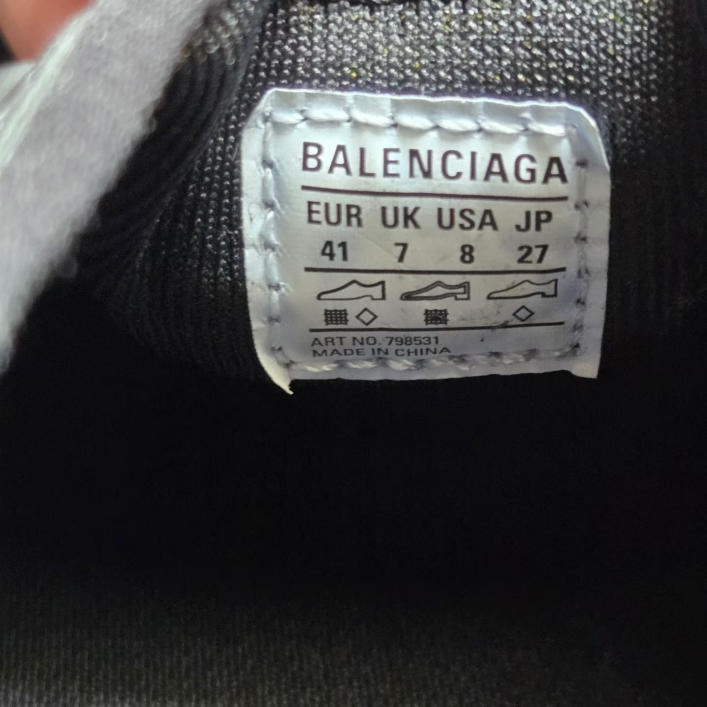 Balenciaga Balenciaga Black Lowtop Sneakers 8.5 Men Size US 8.5 / EU 41-42 - 9 Thumbnail