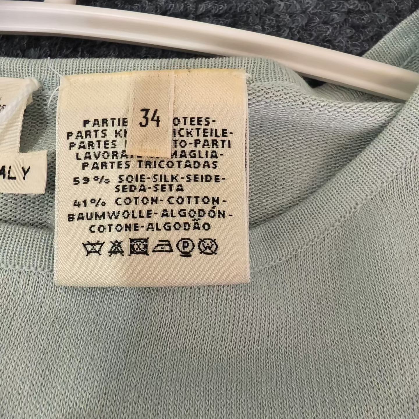 Hermes Hermes Silk Blue T-Shirt M Women Size M / US 6-8 / IT 42-44 - 4 Thumbnail