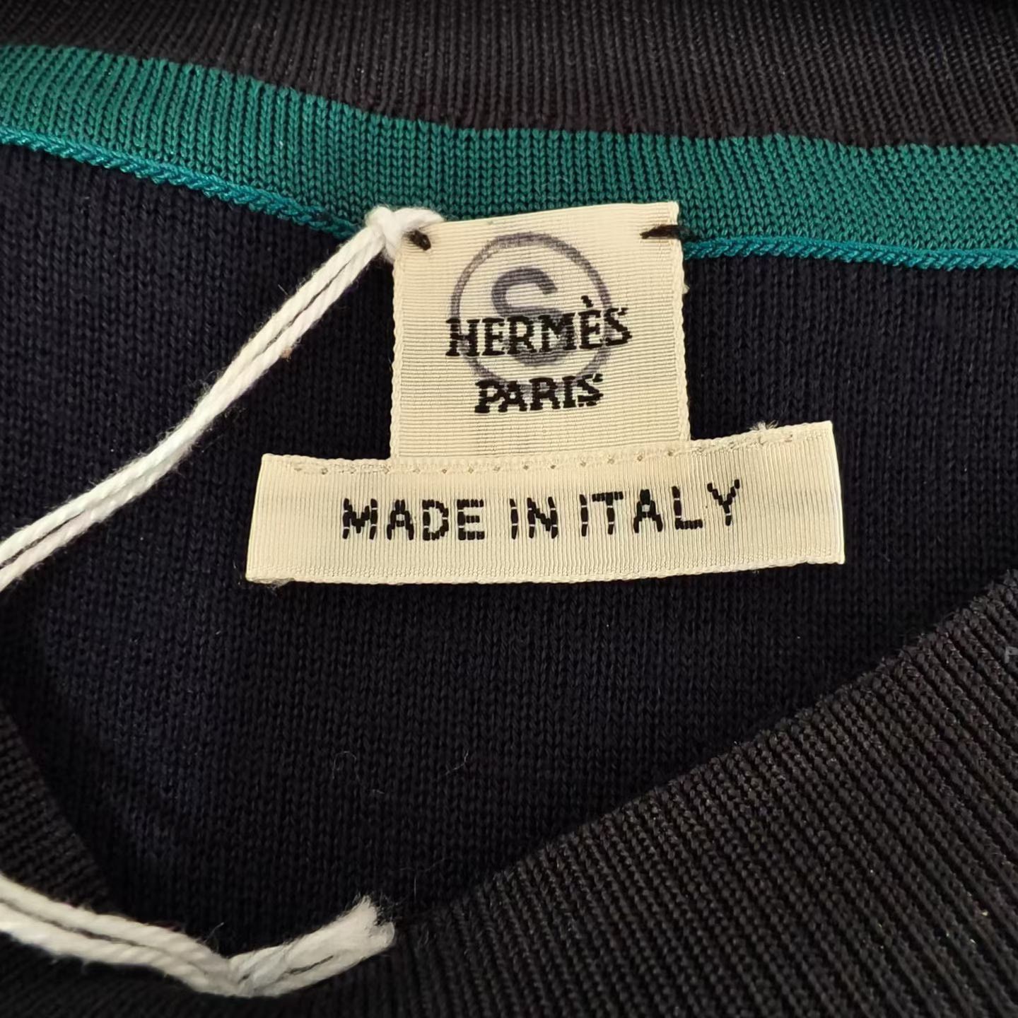 Hermes Hermes Knit Printed Green Sweater M Women Size M / US 6-8 / IT 42-44 - 3 Thumbnail