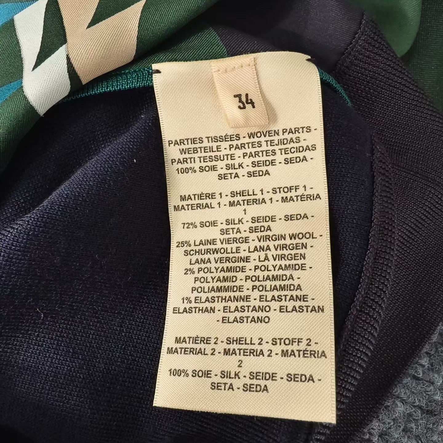 Hermes Hermes Knit Printed Green Sweater M Women Size M / US 6-8 / IT 42-44 - 4 Thumbnail