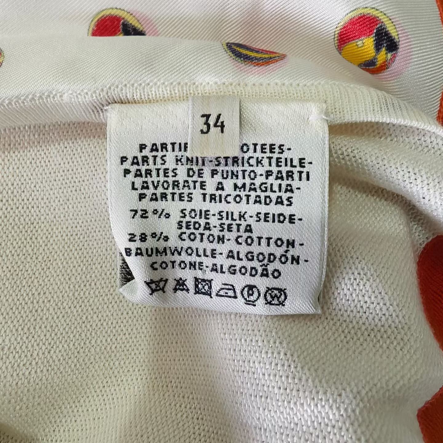 Hermes Hermes Knit White T-Shirt M Women Size M / US 6-8 / IT 42-44 - 4 Thumbnail
