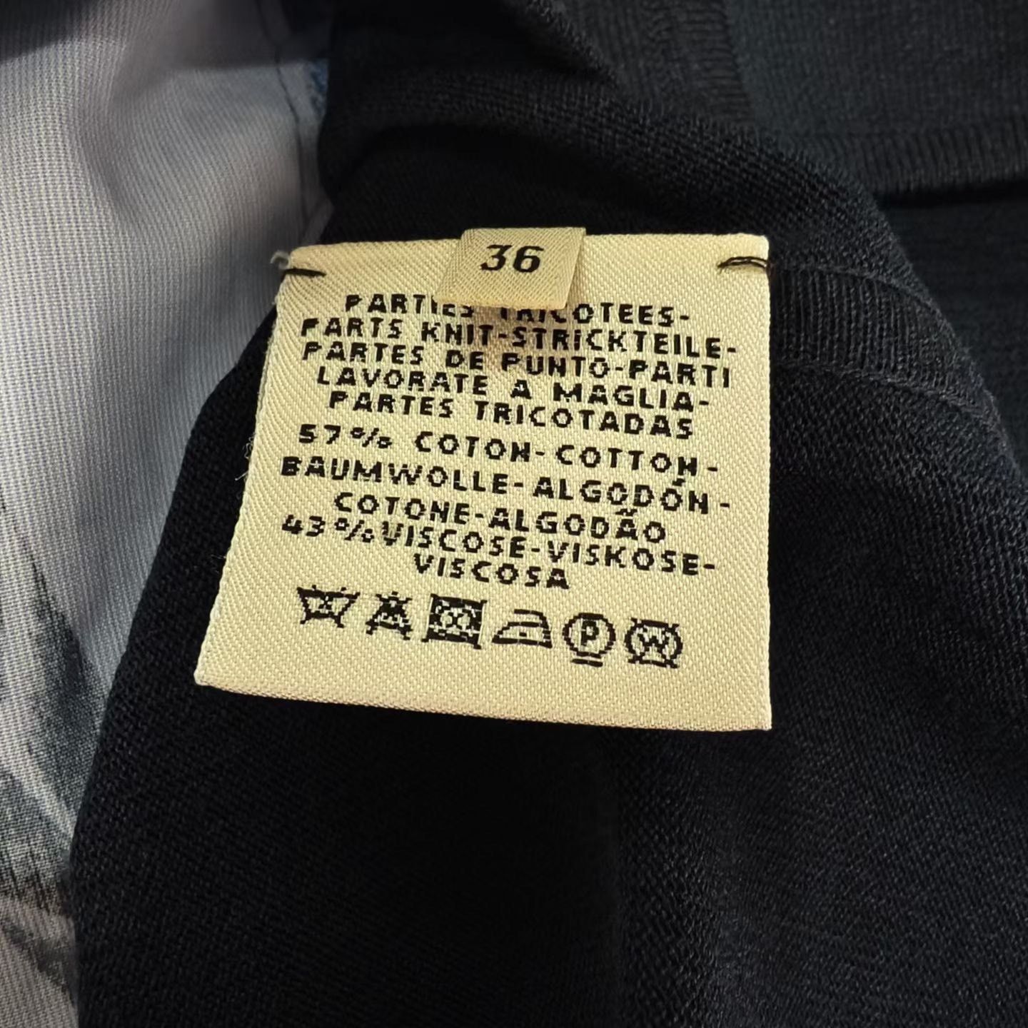 Hermes Hermes Retro Oversized Black T-Shirt M Women Size M / US 6-8 / IT 42-44 - 4 Thumbnail