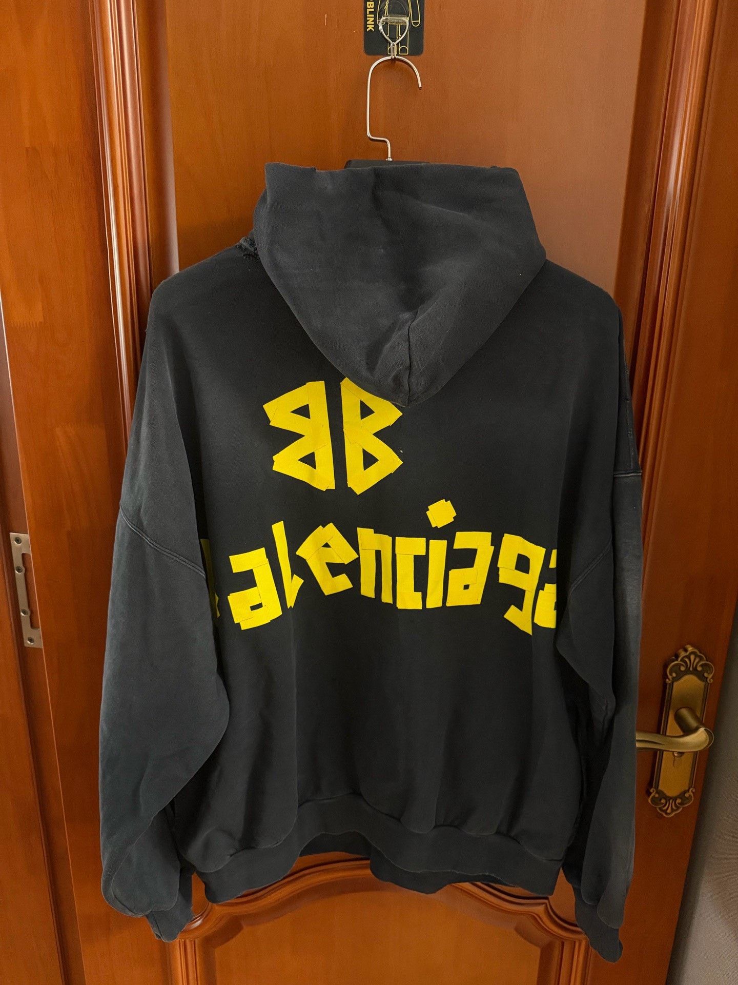 Balenciaga Balenciaga Black Hoodie l Men Size US L / EU 52-54 / 3 - 2 Thumbnail