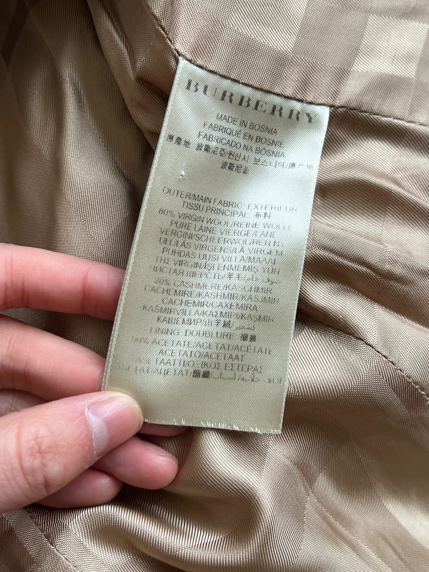 Burberry Burberry Coat L Women Size L / US 10 / IT 46 - 3 Thumbnail