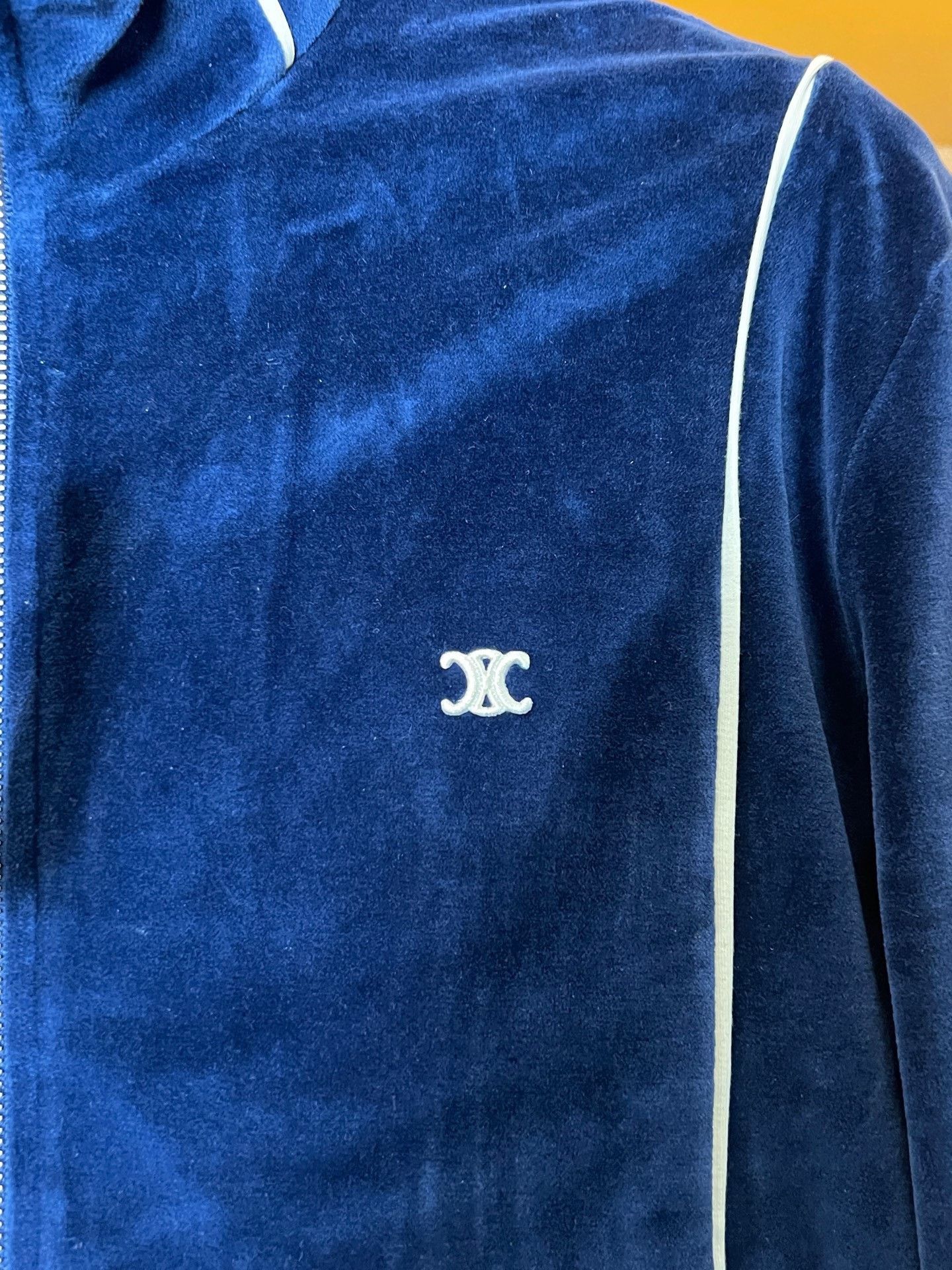 Celine Celine Velvet Blue Light Jacket m Men Size US M / EU 48-50 / 2 - 3 Thumbnail