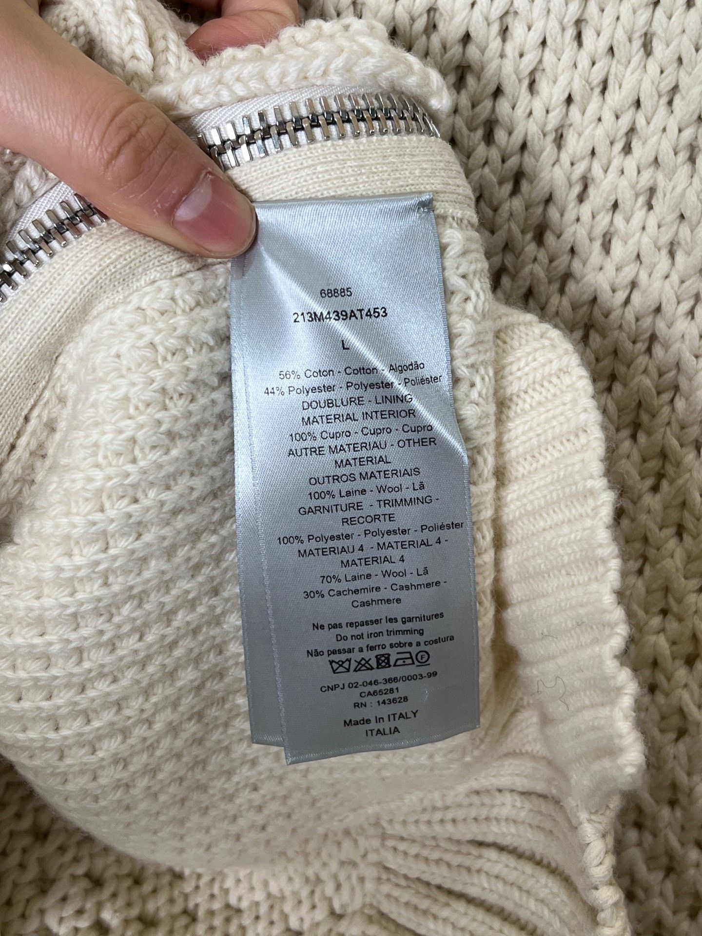 Dior Dior Knit Sweater l Men Size US L / EU 52-54 / 3 - 6 Thumbnail