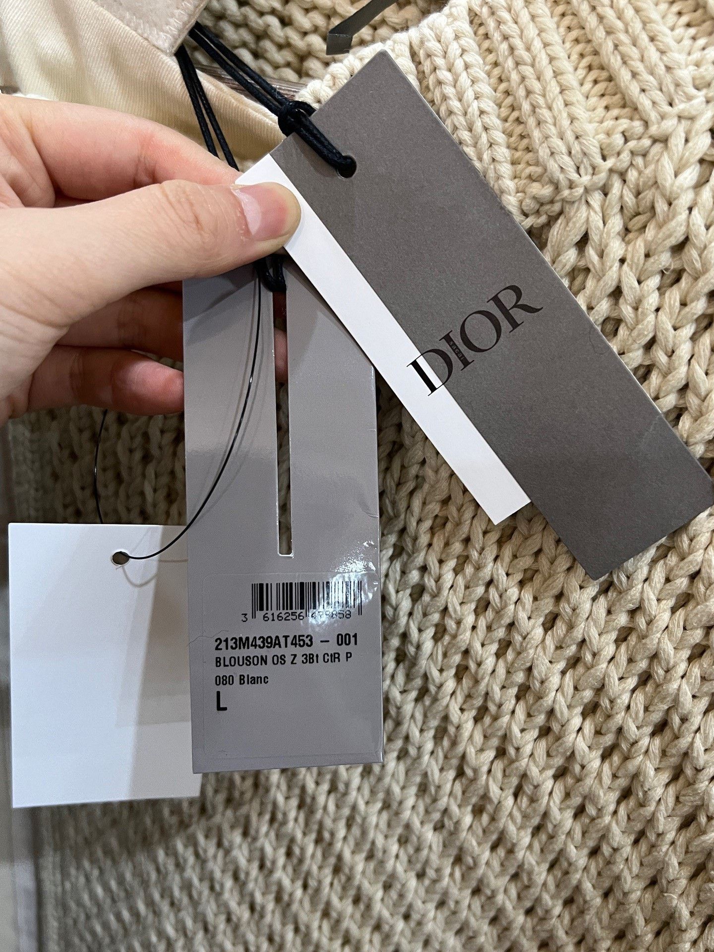 Dior Dior Knit Sweater l Men Size US L / EU 52-54 / 3 - 5 Thumbnail
