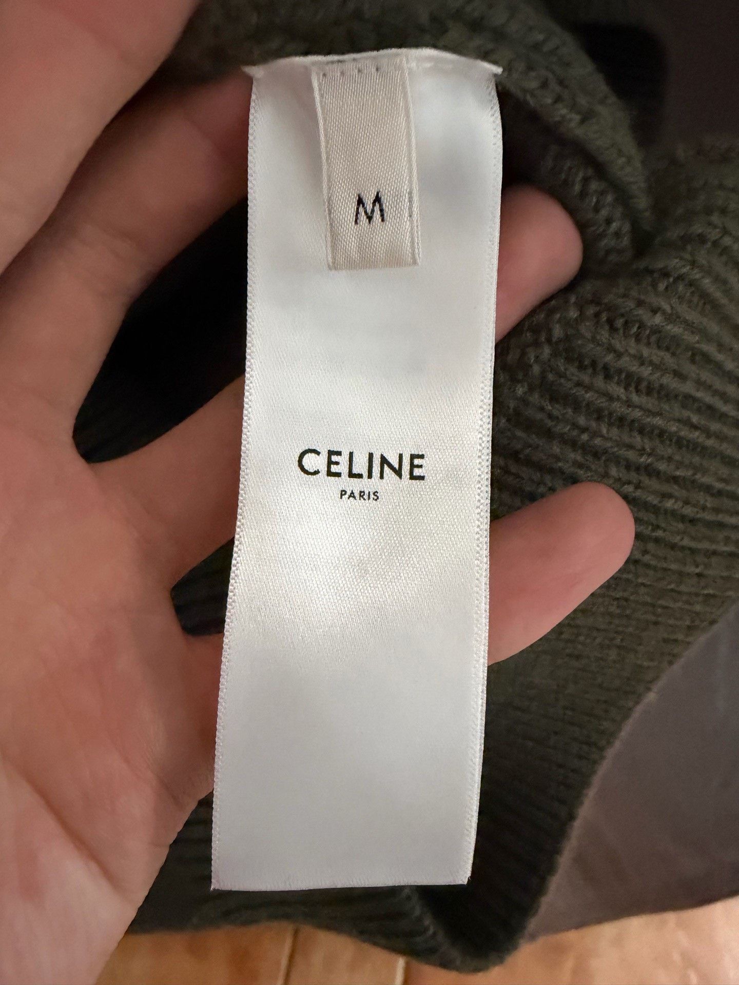 Celine Celine Knit Green Sweater M Women Size M / US 6-8 / IT 42-44 - 3 Thumbnail