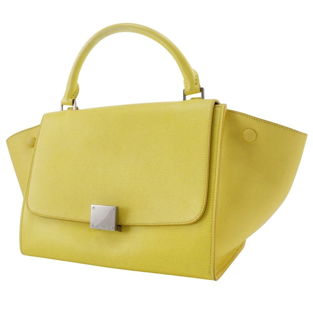 Celine Celine CELINE Trapeze Small Calf Handbag Leather Handbag 174683 DUTY FREE for USA Size ONE SIZE - 2 Thumbnail