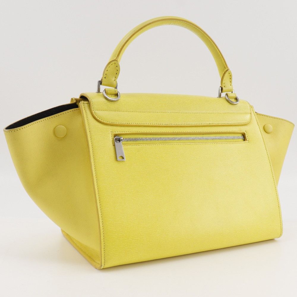 Celine Celine CELINE Trapeze Small Calf Handbag Leather Handbag 174683 DUTY FREE for USA Size ONE SIZE - 3 Thumbnail