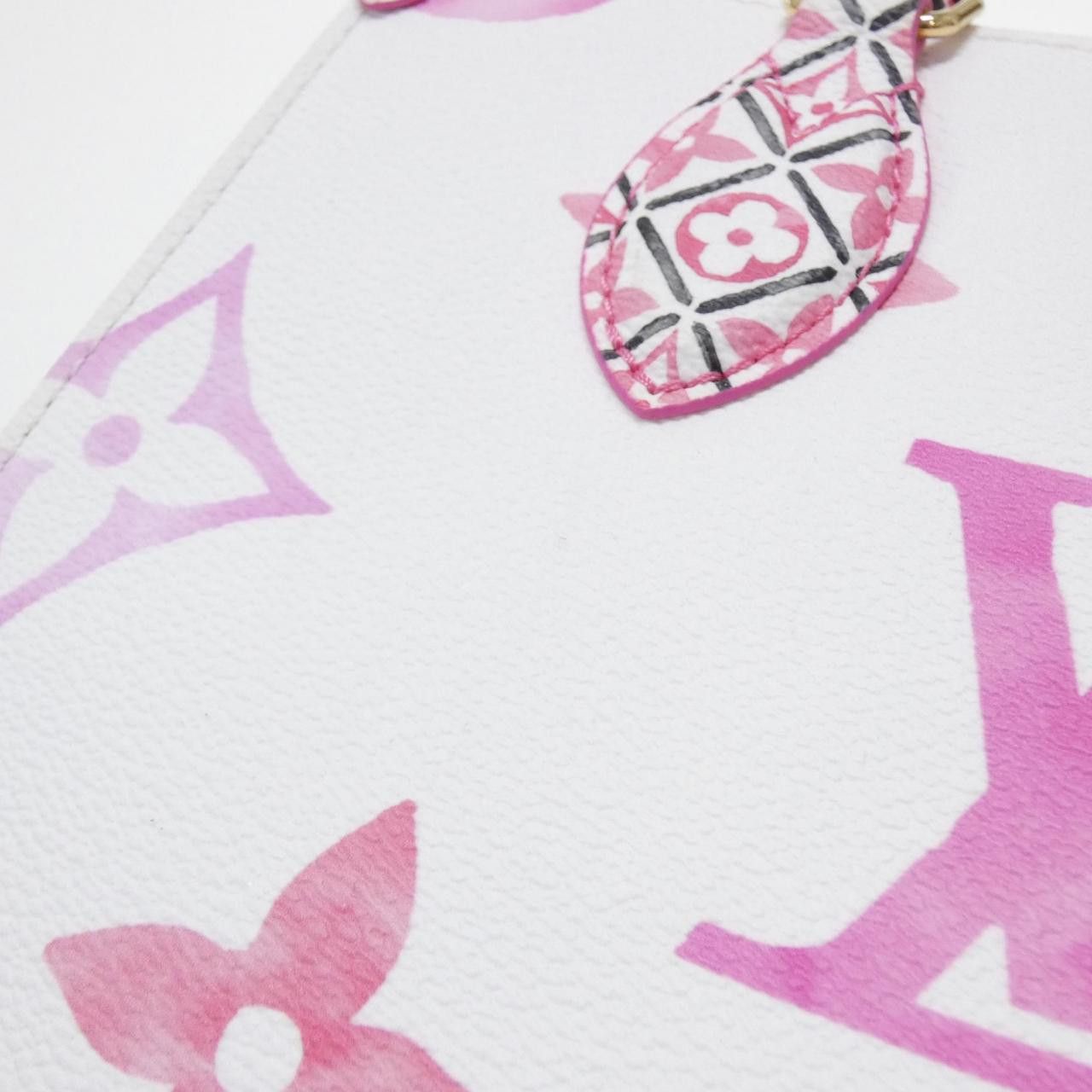 Louis Vuitton Louis Vuitton Louis Vuitton Monogram Flower Tile OnTheGo PM Bag Textile Tote Bag M22976 DUTY FREE for USA Size ONE SIZE - 3 Thumbnail
