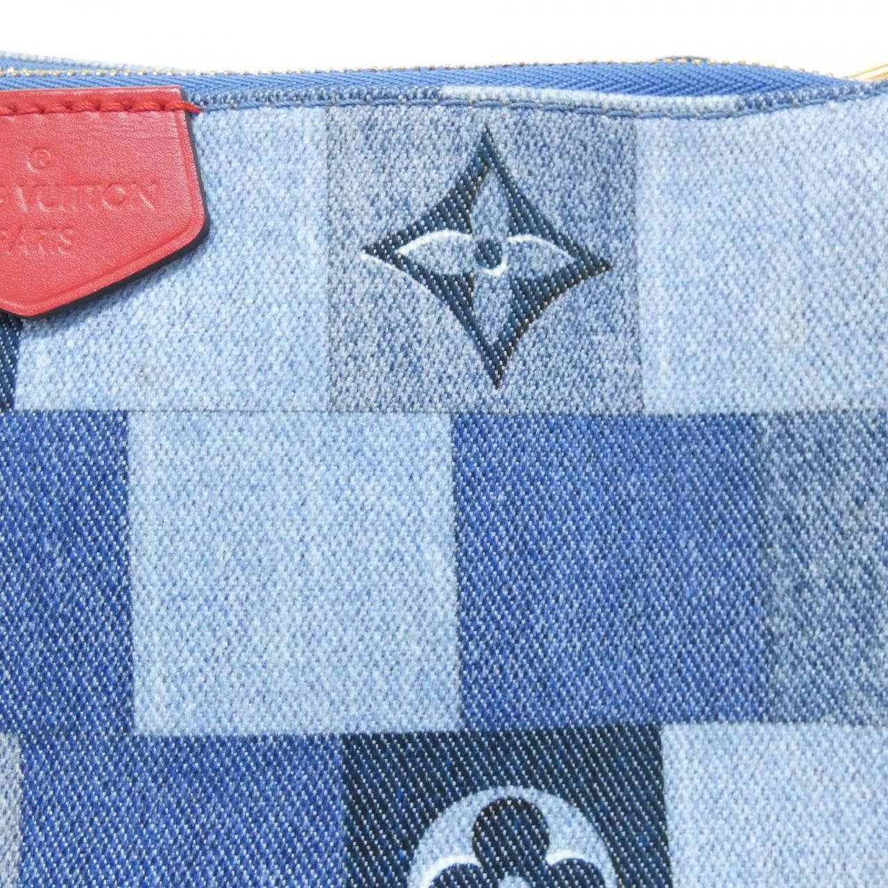 Louis Vuitton Louis Vuitton Louis Vuitton Multi Pochette Accessoires Monogram Denim Shoulder Bag Textile Shoulder Bag M44990 DUTY FREE for USA Size ONE SIZE - 6 Thumbnail