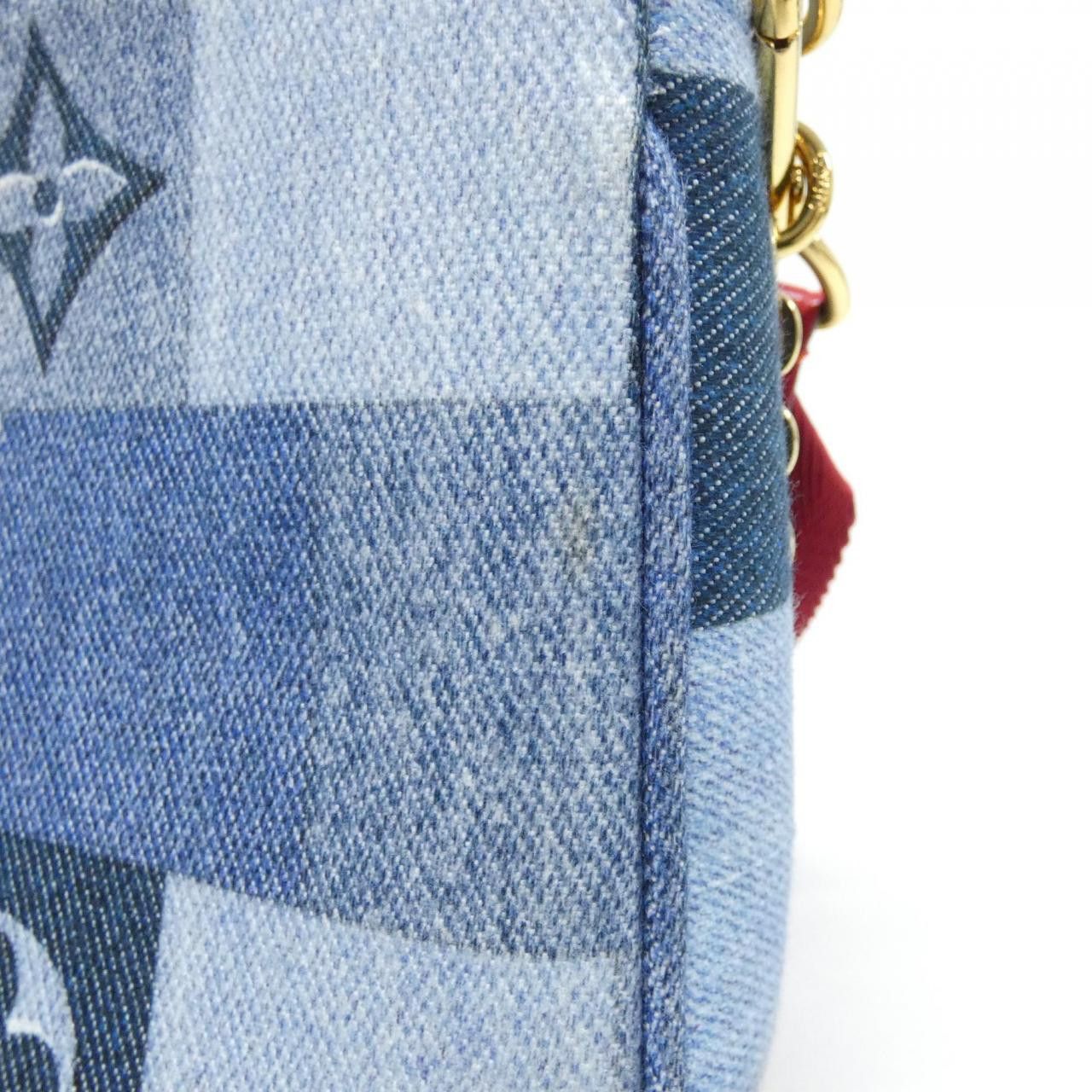 Louis Vuitton Louis Vuitton Louis Vuitton Multi Pochette Accessoires Monogram Denim Shoulder Bag Textile Shoulder Bag M44990 DUTY FREE for USA Size ONE SIZE - 7 Thumbnail