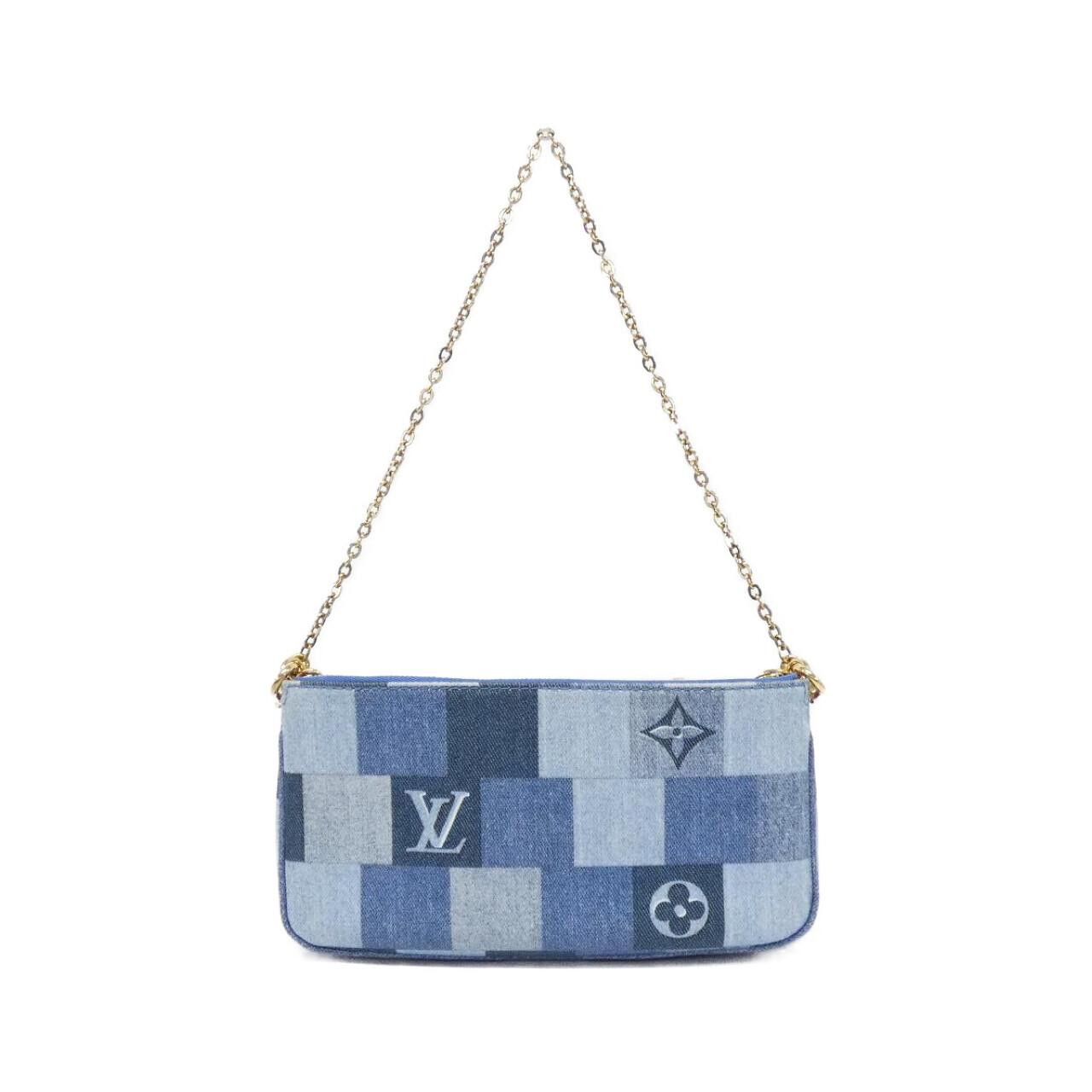 Louis Vuitton Louis Vuitton Louis Vuitton Multi Pochette Accessoires Monogram Denim Shoulder Bag Textile Shoulder Bag M44990 DUTY FREE for USA Size ONE SIZE - 2 Thumbnail