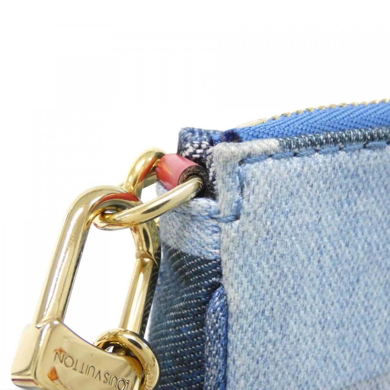 Louis Vuitton Louis Vuitton Louis Vuitton Multi Pochette Accessoires Monogram Denim Shoulder Bag Textile Shoulder Bag M44990 DUTY FREE for USA Size ONE SIZE - 8 Thumbnail