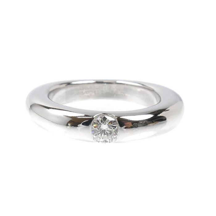 Cartier Cartier Cartier Ellipse Au750 White Gold Diamond Ring Size 10 Precious Metal Ring B4027350 DUTY FREE for USA Size ONE SIZE - 3 Thumbnail