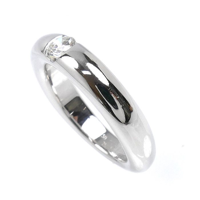 Cartier Cartier Cartier Ellipse Au750 White Gold Diamond Ring Size 10 Precious Metal Ring B4027350 DUTY FREE for USA Size ONE SIZE - 2 Thumbnail