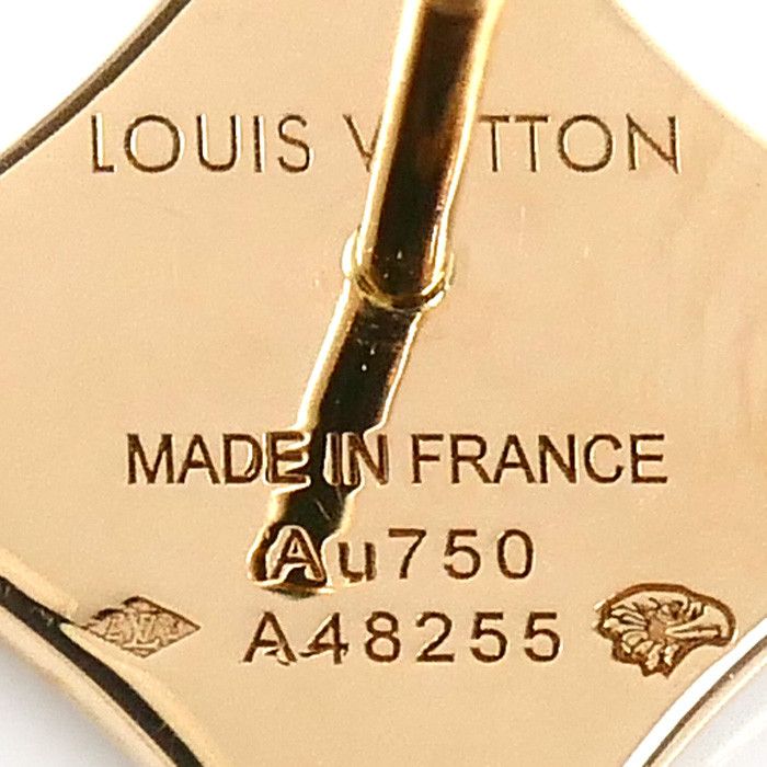 Louis Vuitton Louis Vuitton Louis Vuitton Star Blossom Sun Blossom BB Au750 Earrings Precious Metal Earrings Q96673/Q96672 DUTY FREE for USA Size ONE SIZE - 4 Thumbnail