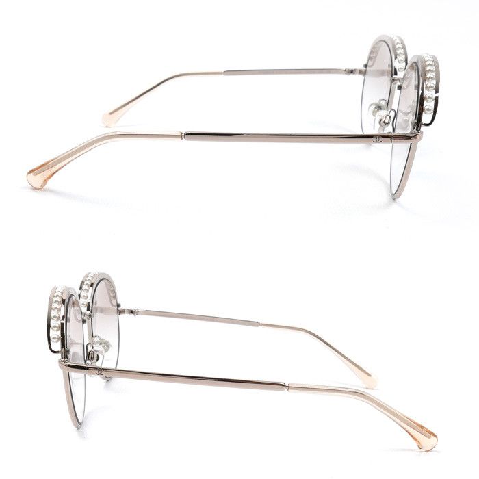 Chanel Chanel Chanel Coco Mark Sunglasses Plastic / Synthetic Sunglasses 4247-H DUTY FREE for USA Size ONE SIZE - 4 Thumbnail