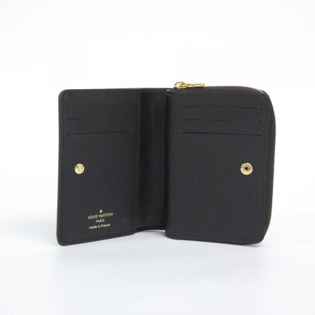 Louis Vuitton Louis Vuitton Louis Vuitton Portefeuille Lou Monogram Wallet Textile Short Wallet M81461 DUTY FREE for USA Size ONE SIZE - 5 Thumbnail