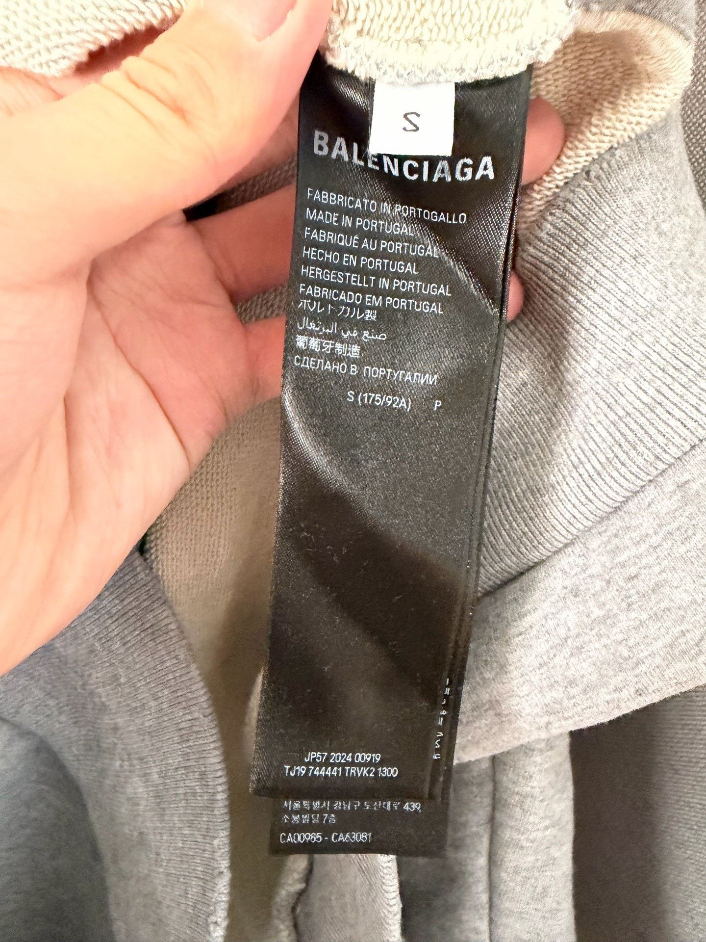 Balenciaga Balenciaga Retro Gray Hoodie S Women Size S / US 4 / IT 40 - 4 Thumbnail