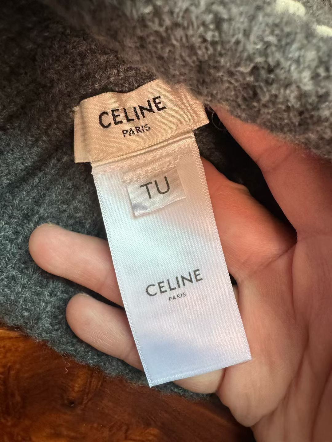 Celine Celine Gray Hat one size Men Size ONE SIZE - 2 Thumbnail