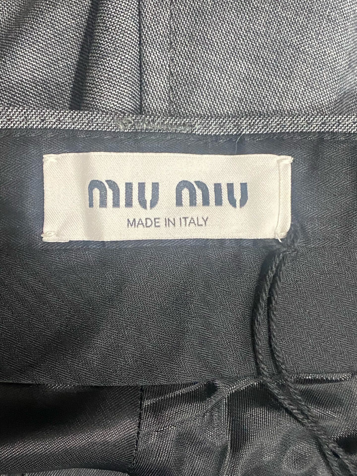 Miu Miu Miu Miu Retro Wool Pants 30 Women Size 30" / US 8 / IT 44 - 5 Thumbnail
