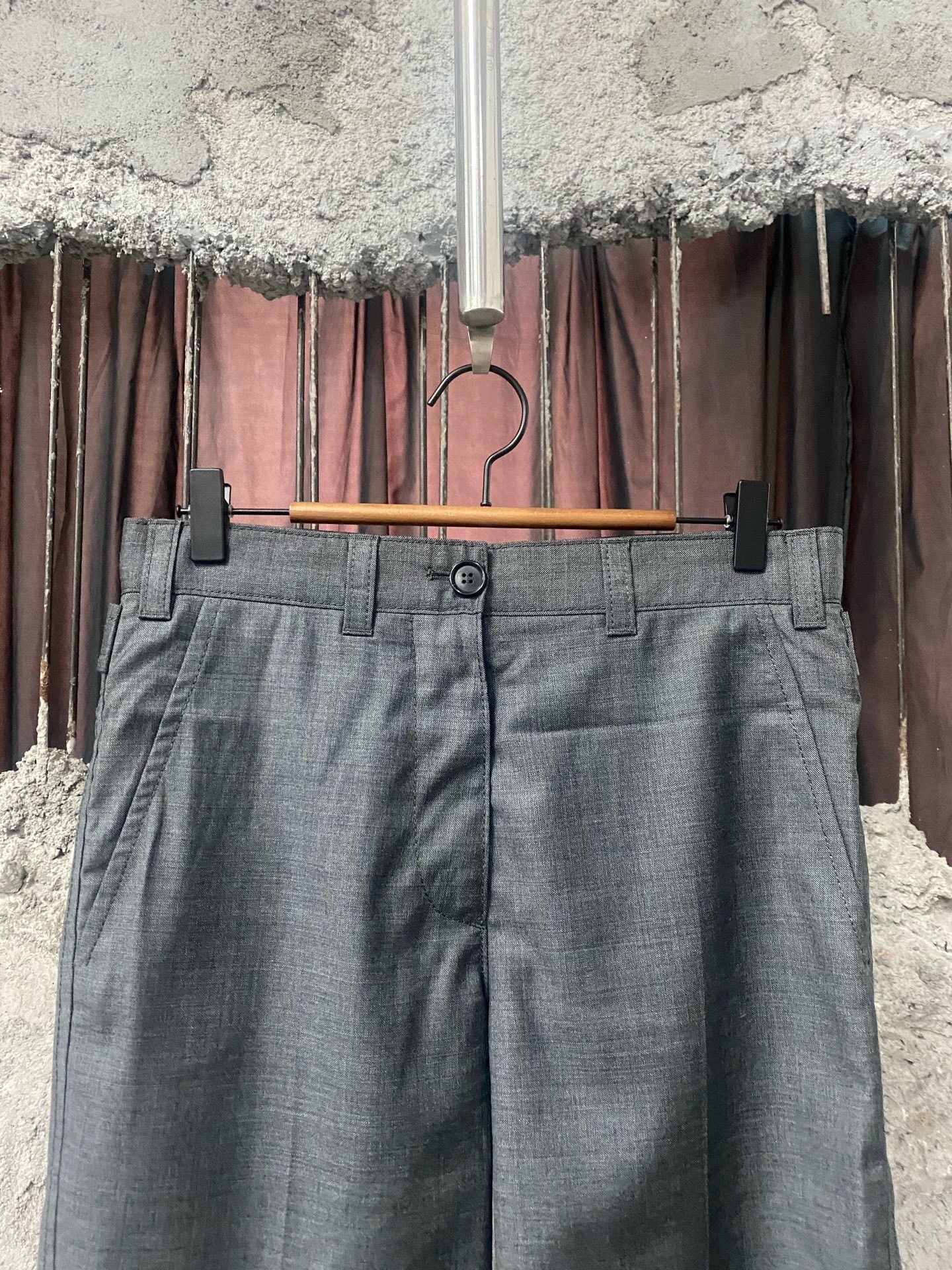 Miu Miu Miu Miu Retro Wool Pants 30 Women Size 30" / US 8 / IT 44 - 3 Thumbnail