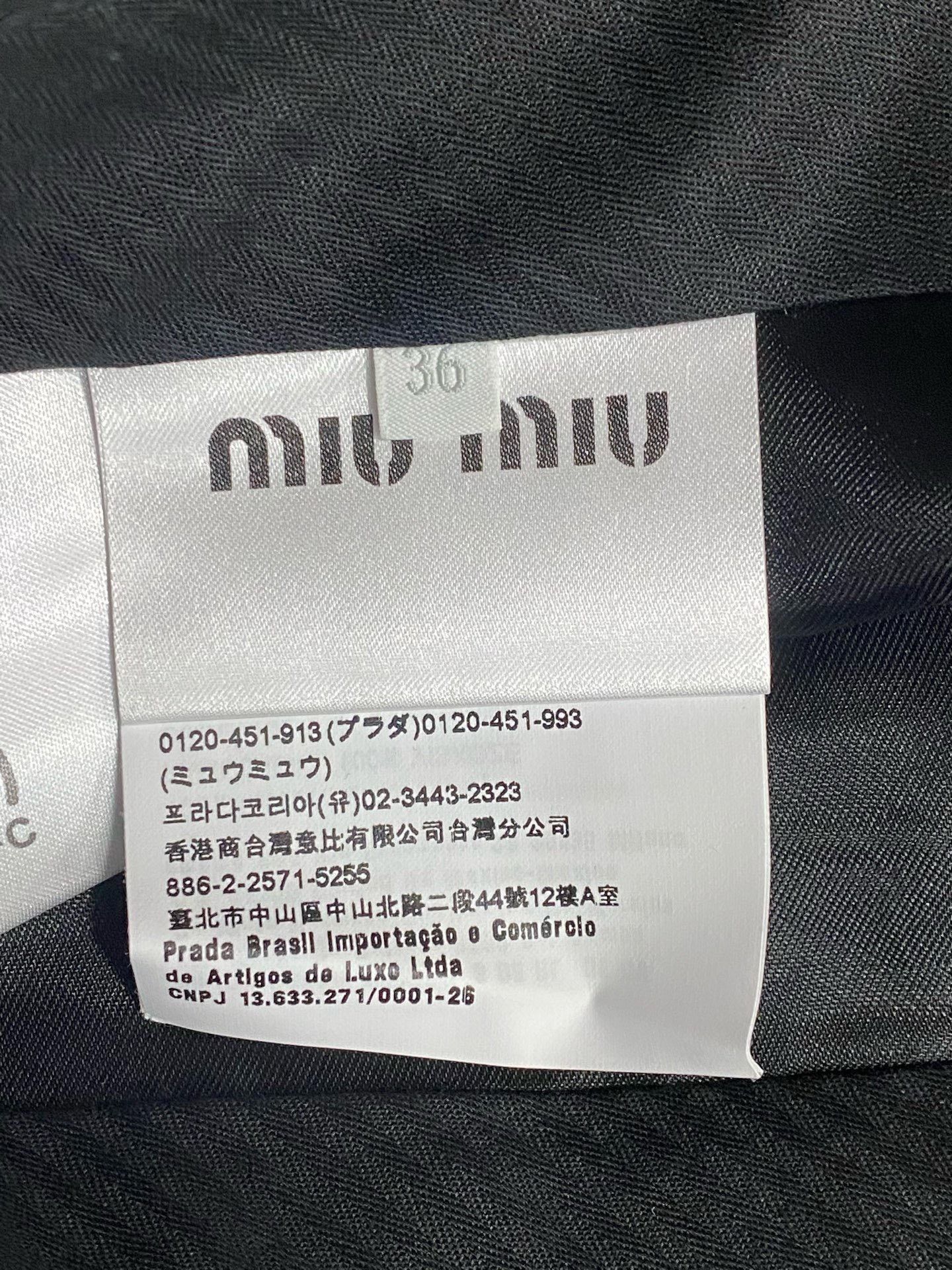 Miu Miu Miu Miu Retro Wool Pants 30 Women Size 30" / US 8 / IT 44 - 6 Thumbnail