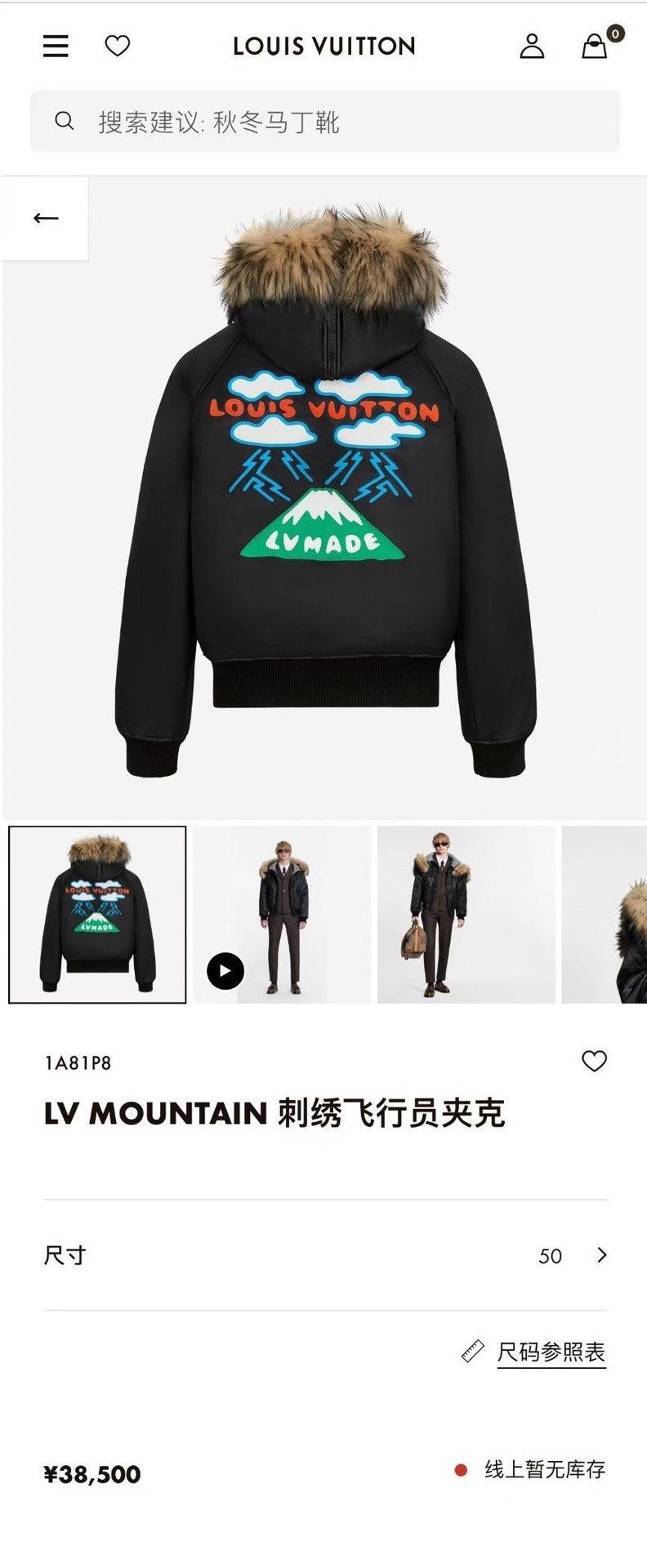 Louis Vuitton Louis Vuitton Heavy Coat s Men Size US S / EU 44-46 / 1 - 5 Thumbnail