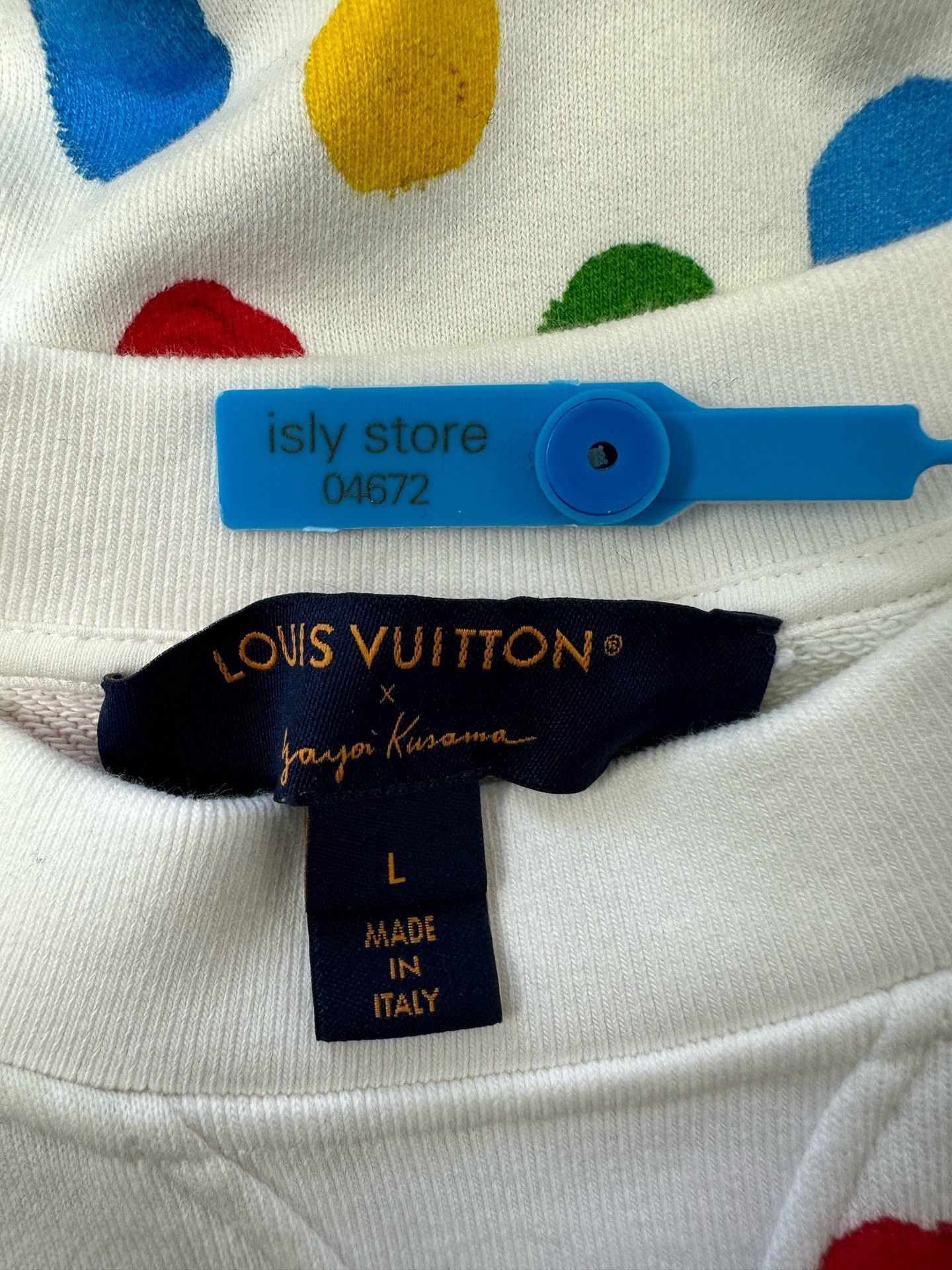 Louis Vuitton Louis Vuitton Printed White Hoodie l Men Size US L / EU 52-54 / 3 - 4 Thumbnail